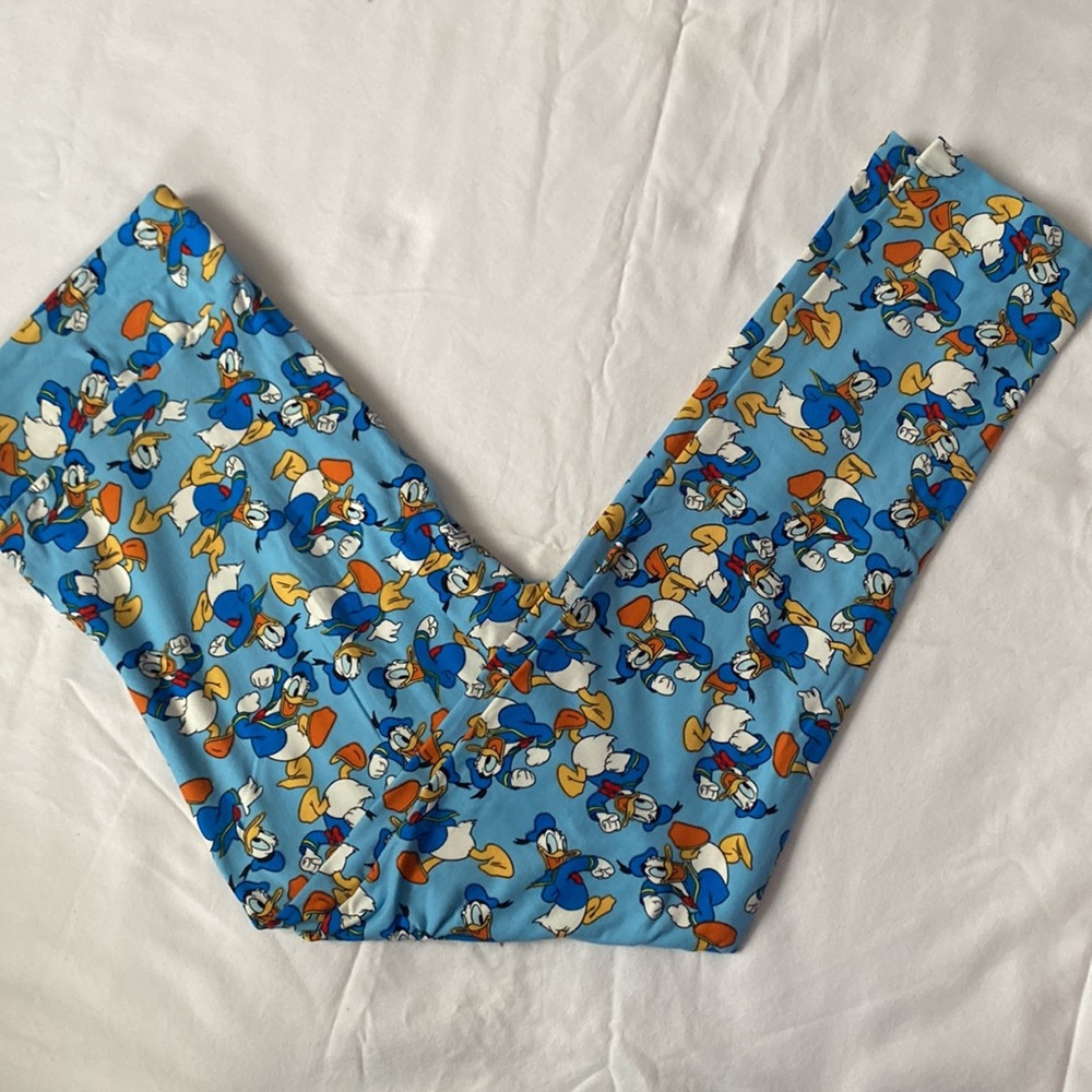 Lularoe Disney Leggings Donald Duck TC